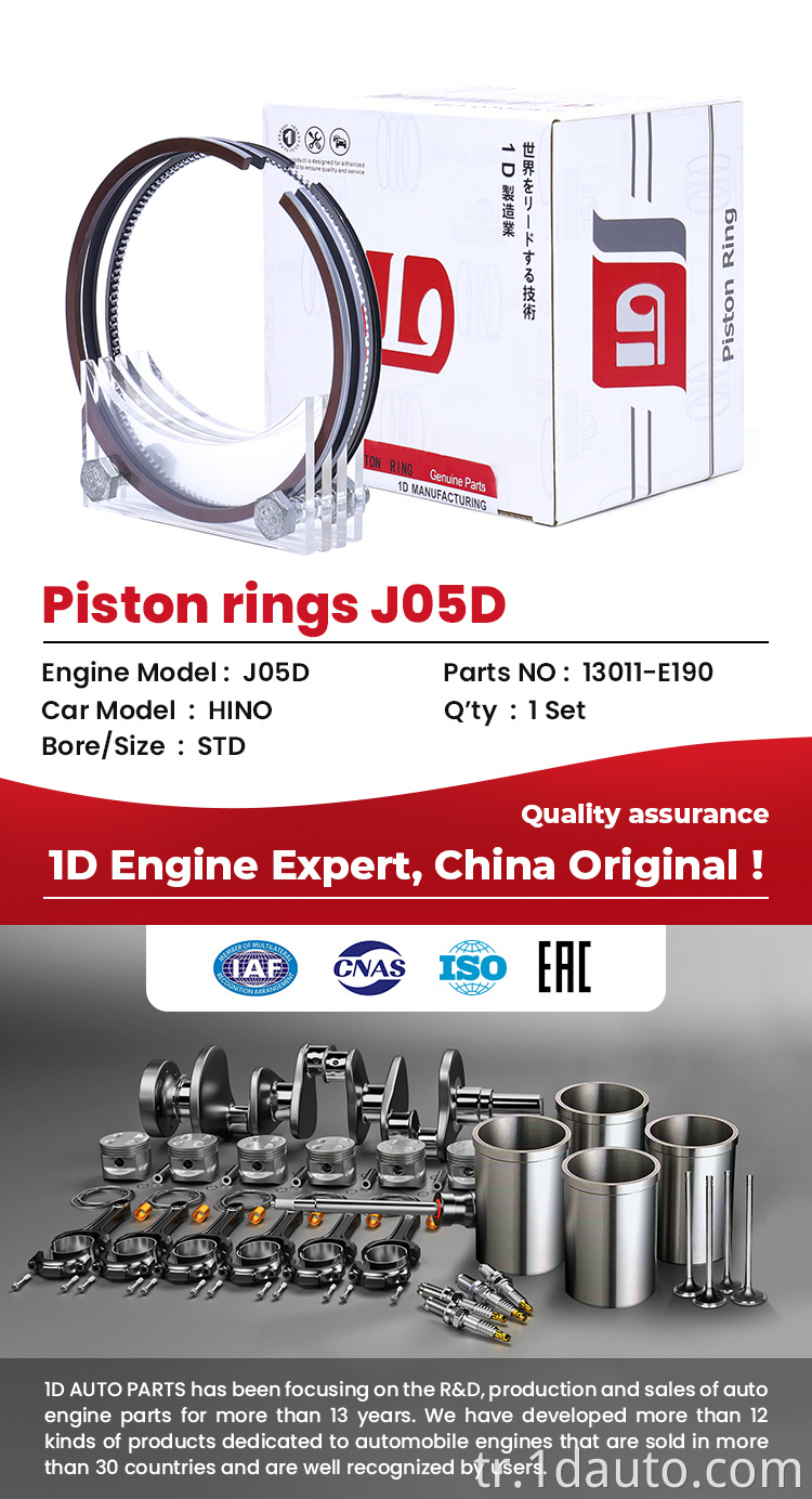 Genuine HINO Engine Parts